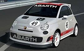 En Fiat 500 Abarth. (AI text)