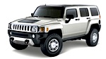 En vit Hummer H2 på en vit bakgrund. (AI text)