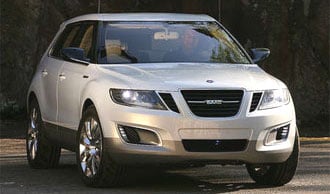 en vit SUV parkerad i en parkeringsplats (AI text)