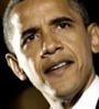 Obama - ett närbild av en man i kostym (AI text)