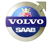 Volvo och Saab logotyp(er) (AI text)