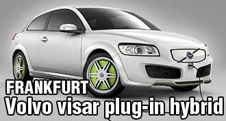 En Volvo V40 plug-in-hybrid. (AI text)