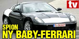 En svart Ferrari Scion ny bebis Ferrari (AI text)