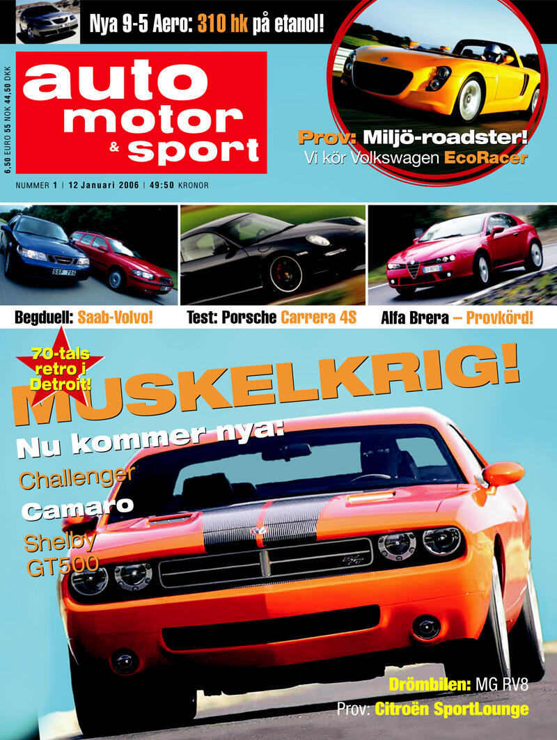 En tidningsöverlag med en bil på den (AI text)