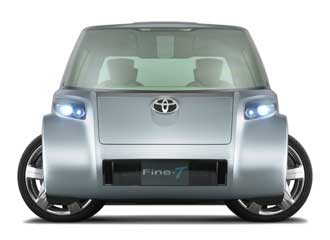 En Toyota IQ-konceptbil (AI text)