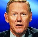 En man i kostym och slips (AI text)