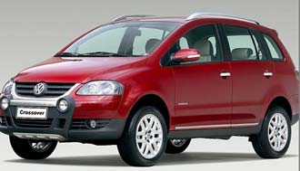 En röd Volkswagen T4 (AI text)