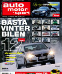 En bil pryder omslaget av tidskriften Auto Motor Sport. (AI text)