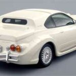 En vit sportbil (AI text)