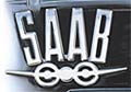 Saab-logon på en bil (AI text)