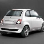 en vit Fiat 500 (AI text)