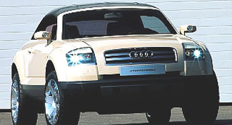 Audi Q7-konceptbilen (AI text)
