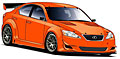 En Lexus IS-GTS. (AI text)
