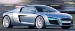 Audi R8 V10 TDI konceptbil (AI text)