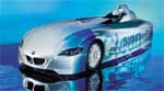 En BMW i3 - i8-hybrid elbil (AI text)