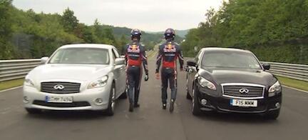 Två personer cyklar på en väg. (AI text)