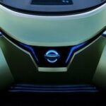 En framtida bil med futuristisk design (AI text)