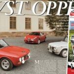 En tidningstäckt med en bil och en man (AI text)