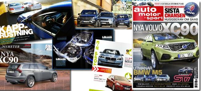 ett tidskrift med en bil på omslaget (AI text)