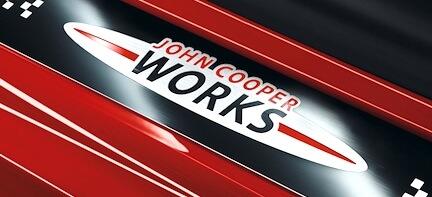 John Cooper Works-logotyp (AI text)