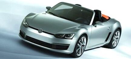 En silverfärgad Volkswagen Golf cabriolet (AI text)