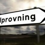 En vägskylt med ordet bluffning. (AI text)