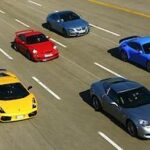 En grupp bilar på en motorväg (AI text)
