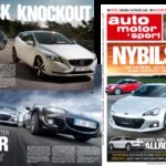En tidskriftsförsta sidan med en bil och en motorcykel (AI text)