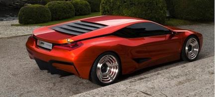 BMW I8-konceptbil (AI text)