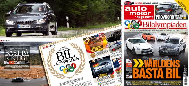 En tidningsöverlägg med en bil och en person (AI text)