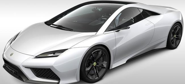 En vit sportbil på en grå bakgrund. (AI text)