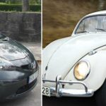 En VW Bobl och en VW Bobl (AI text)