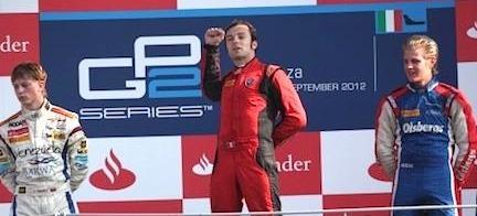 en racer på pallen (AI text)