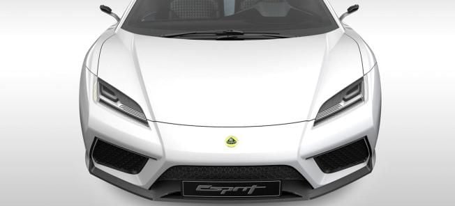 En vit sportbil med vit hood. (AI text)