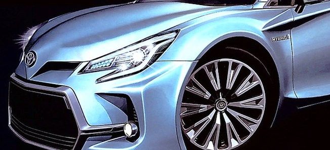 En Toyota 86-konceptbil (AI text)