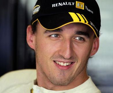 en racer i en Renault F1-bil (AI text)