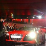 Audi R8 TT RSE-konceptbil på lanseringsevent (AI text)