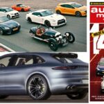 En tidningstäckt med en bil och en person (AI text)