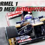 En racebil kör snabbt längs en bana. (AI text)