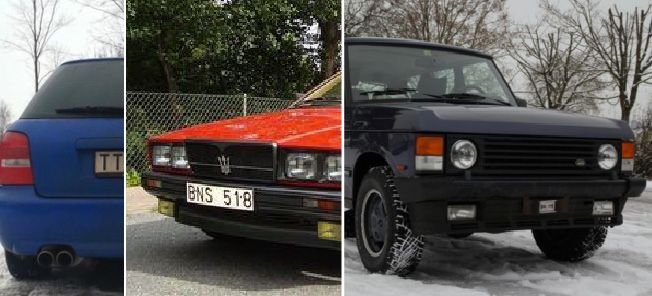 en grupp bilar i snö (AI text)