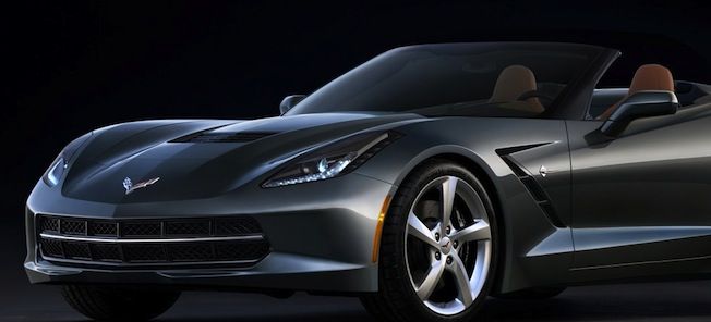 Chevrolet Corvette Stingray i öppningsbar version (AI text)