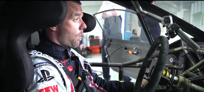 En racerförare i en racebil (AI text)