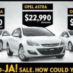 En bilställning erbjuder en försäljning på en bil. (AI text)