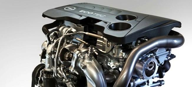 En bilmotor på vit bakgrund. (AI text)