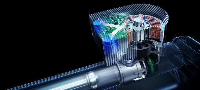 En bilmotor visas i bakgrunden. (AI text)