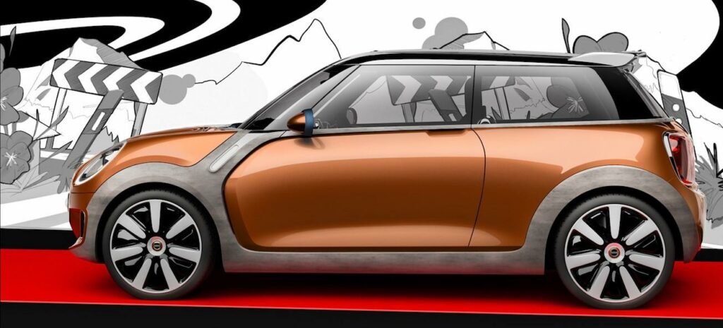 En Mini Cooper S cabriolet (AI text)