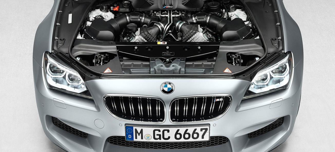 BMW M6 coupén har en luftlock som öppnas (AI text)