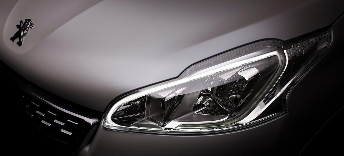 bilens strålkastare i en mörk rum (AI text)