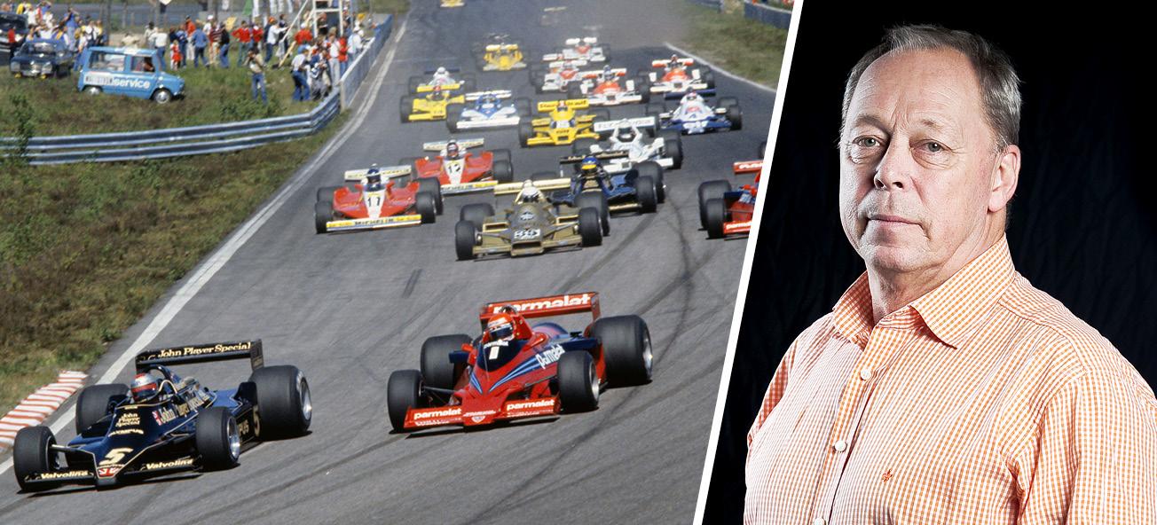 personer vid F1-stävlingen (AI text)