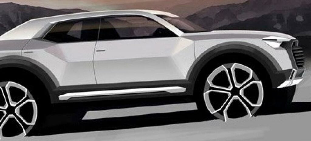 Audi Q7-konceptbil (AI text)